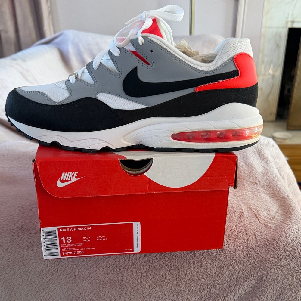 Nike Air Max 94 - Black, Gray, Red, White